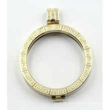 18k oro plateado memoria Locket para colgante collar Fashoin